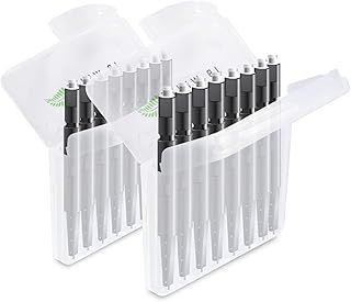 JB White 16 Wax Filters for Hearing Aids Compatible with Phonak Cerustop Wax Guards | Widex Nanocare | Oticon ProWax MiniFit | Siemens Signia 3.0 | Resound | Hearing Aid Filter (16pcs 1.3mm)