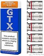 Vaporesso GTX Coils - 5 Pack Vaporesso Coils, Vaporesso Luxe Coil, Vaporesso Luxe XR Max Coils, Vape Coils Vaporesso, Vaporesso GTX one Coils, GTX Coils Vaporesso - No Nicotine (0.2ohm)