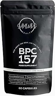 BPC 157 Peptide Capsules - Muscle Recovery, Repair and Growth - Actually Contains BPC 157 Powder (Unlike Other Brands) - Samual's Rise Above The Rest, Aim for The Best
