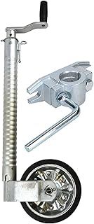 AB Tools 48mm Ribbed Jockey Wheel for Trailer with Cast Clamp 48mm_RIB_TR021