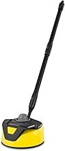 Kärcher T-Racer T 5 surface cleaner (splash protection, for large areas, two flat jet nozzles, handle for vertical work), black-yellow