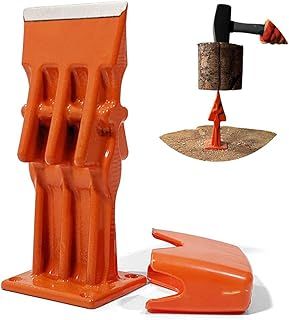 Forest Master Heavy Duty USAB 7" Log Splitter - Efficient Kindling and Small to Medium Size Log Splitting Tool - Ductile Cast Iron Construction - Safer Alternative - Portable and Eco-Friendly