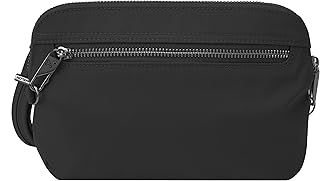 Travelon Women's Anti-Theft Tailored Convertible Crossbody Clutch Cross Body Bag, One Size