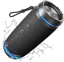 W-KING Bluetooth Speaker, 36W Portable Wireless Bluetooth Speakers, IPX6 Waterproof Outdoor Speaker Loud With 360° Stereo Hi-fi Sound, 2 EQ, BT 5.4, 30H Playtime, for Travel, Sport, Beach, Gifts