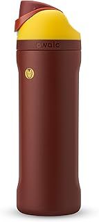 Owala Marvel FreeSip Insulated Stainless Steel Water Bottle with Straw for Sports and Travel, BPA-Free Sports Water Bottle, 24 oz, Iron Man