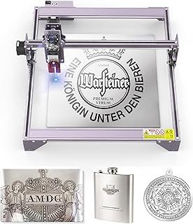 ATOMSTACK A Series 5W Engraving Machine, 5W Output Power Engraver Cutter for Wood Stainless Steel Leather, Eye Protection Fixed-Focus, Engraving Area 400x410mm
