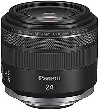 Canon RF 24mm F1.8 MACRO IS STM Lens - Shoot wide with a compact prime wide-angle lens, boasting a fast f/1.8 aperture and 5-stops Image Stabilizer