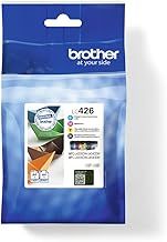 Brother LC-426BK/LC-426C/LC-426M/LC-426Y Inkjet Cartridges, Black/Cyan/Magenta/Yellow,Multi-Pack, Standard Yield, Includes 4 x Inkjet Cartridges, Genuine Supplies