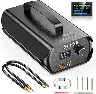 Farad Capacitor Spot Welder 3000F 120 Gear: Portable Spot Welder for lithium Battery with Welding Nickel Sheets 0.1-0.3mm, Iron,Stainless Steel Sheets,Auto and Manual Mode for DIY Battery Packs