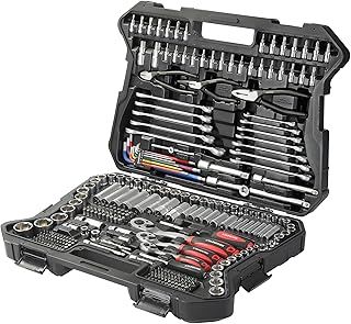 True MechanicTM 314-Piece Mechanics Tool Set and Socket Set, Professional Metric Set