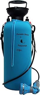 Petacarium Insulated Portable Shower for Dogs, Camping, Paddleboarding, Muddy Walks (8 Litre, Blue)