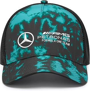 Mercedes AMG Petronas F1 Tie Dye Cap - Multicolor - One Size Fits Most