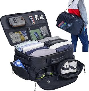 Golf Accessory Organiser and Travel Bag - Car Storage for Golf Accessories, Men's Golf Gear, Locker & Shoe Organiser - Ideal for Golf Enthusiasts and Gifts