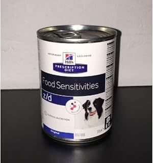 Hill's Prescription Diet Canine Z/D Food Sensitivities 12 X 370g Wet Dog Food Enriched Elimination Diet For Dogs With Food Intolerances And Allergies, Itching Or Gastro-Intestinal Inflammation