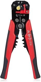 3 in 1 Automatic Wire Stripper Crimper, Self-Adjusting Wire Cutter & Cable Stripper, Crimping Tool Plier Cutter for Home and Car Electrics Wiring 10-24 AWG (0.2-6.0mm²), Red