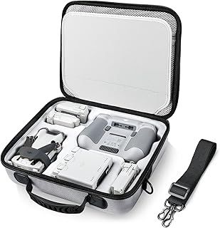 Lykus Spartan MM400 Carrying Bag Case for DJI Mini 4 Pro/Mini 3/Pro, Fit up to 7 Batteries and RC Lanyard [CASE ONLY]