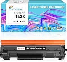 142X 142A Toner Cartridge (WITH CHIP) Compatible with HP 142X W1420X 142A W1420A Black Toner for LaserJet M110w M110 MFP M140w M140 M139w M139 Printer, 2000 Page per Toner | 1-Pack