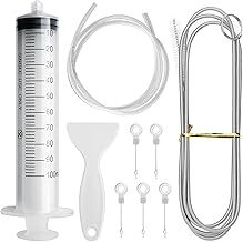 MOSTFUN 9 Pcs Refrigerator Cleaning Kit, Reusable Fridge Drain Pipe Blocked Dredging Tool Set for Fridge Maintenance and Kitchen Drain Hole Unclogging