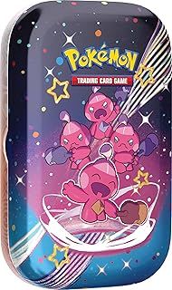 Pokémon TCG: Scarlet & Violet—Paldean Fates Mini Tin – Tinkatink (2 Booster Packs, 1 Sticker & 1 Art Card)