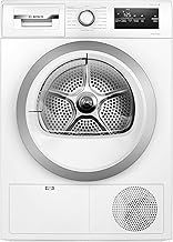 Bosch WTH85223GB Heat Pump Tumble Dryer with 8kg Capacity, AutoDry, A++ Energy Rating, AntiVibration Design, White, Freestanding