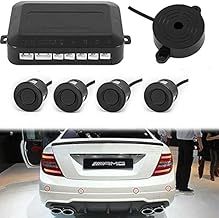 Parking Sensor Car Reversing Sensors Backup Radar System Buzzer Alarm with 4 Sensors - Matt Black