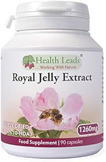 High Strength Royal Jelly Extract 3:1 (4% 10-HDA) 1260mg x 90 Capsules (100% Additive Free)