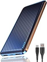Power Bank, Portable Charger 10000mAh Slimmest Lightest, Battery Pack USB C Output and Iutput, Powerbank High-Speed Charging Compatible with iPhone 15 14 13 Airpods iPad Samsung S23 Tablet