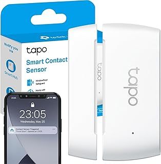 Tapo T110 Smart Door Alarm, Window Door Alarm Sensor with Real-Time Monitoring, Instant Push Notifications, Create a Smart Home Automation, Battery Included, Works with Tapo Devices Alexa Google Home