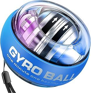 Auto-Start Wrist Exerciser - Gyro Ball for Arms, Fingers, Wrist Bones & Muscles Strengthening with LED Lighting