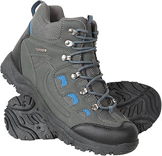 Mountain Warehouse Adventurer Mens Waterproof Boots - IsoDry Shoes with Synthetic Upper, Mesh Lining, Deep Lugs & EVA Cushioning - Spring Summer, Hiking & Outdoors
