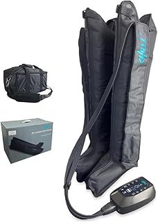 CHILLZ Leg Massager Cordless Compression Boots, 70% Greater (260mmHG) + Longer (90mins) Leg Compression Then Competitors for Pain and Circulation, Recovery Boots (Large-6'2"+)