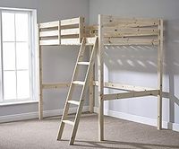 STRICTLY BEDS&BUNKS Limited Celeste High Sleeper Loft Bunk Bed, 3ft Single