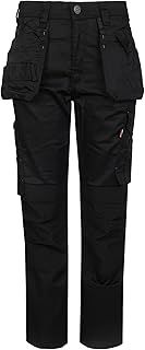 Proflex Work Trousers 715 Pants Cargo Holster Pockets Tuffstuff Navy