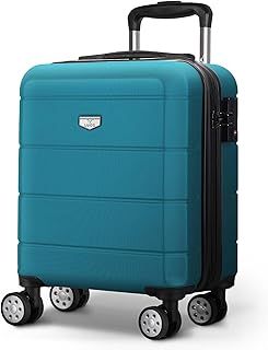 15 Inch Jetset Lightweight Travel Cabin Bag Carry On Approved Suitcase ABS Shell Protection Water Resistant & Safe Locking System Easyjet Free Under seat Luggage (45x33x20cm)