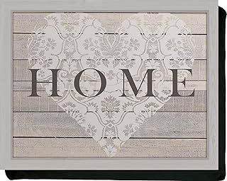 Creative Tops Everyday-Home Lap Tray with Cushion, Bean Bag Cushioned, 44 x 34cm, Grey
