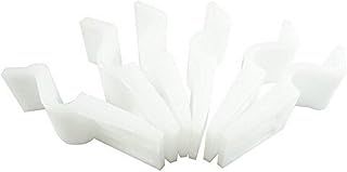 nuie BPC001 | Modern Bathroom Accessories 6 Bath Panel Clips for use with Acrylic Bath Panels, White