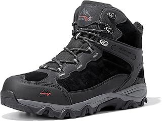 NORTIV 8 Men's Waterproof Hiking Boots Outdoor Mid Trekking Backpacking Mountaineering Shoes JS19004M