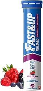 Fast&Up Reload – Mixed Berry - Instant Electrolytes & Hydration - 20 Effervescent Tablets