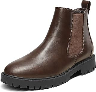 DREAM PAIRS Women's Ankle Chelsea Boots Comfy Ladies Boots DAB213,Size