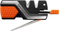 SHARPAL 101N 6-In-1 Pocket Knife Sharpener and Survival Tool, with Fire Starter, Whistle and Diamond Sharpening Rod, Quickly Restore and Hone Straight and Serrated Blade
