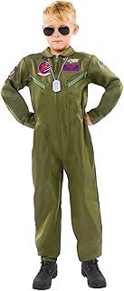 amscan - Officially Licensed Top Gun Maverick Kids Fancy Dress Costume Age: 6-12 Years