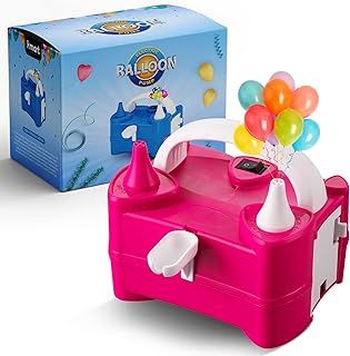 K-MART Electric Balloon Pump UK, Portable Dual Nozzle Balloon Inflator 220v-240v 600w, Electric Air Pump For Birthdays, Events, Party, Wedding and Festival Decorations