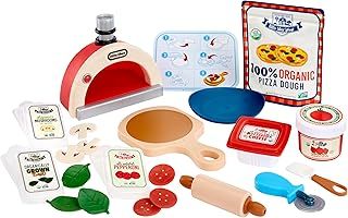little tikes 488771-INT Creative Kit-with Special Make-It Mix Sand, 22 Accessories, Realistic Pretend Play Pizza Chef, for Kids Ages 3+, NOT Edible