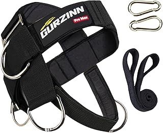 Neck Harness Padded Strength Trainer-Improve Neck Strength and Reduce Neck Pain,Neck Trainer with 37 inch/95 cm Heavy Duty Rope,Adjustable & Omnidirectional Neoprene Strap, Neck Harness for Gym & Home