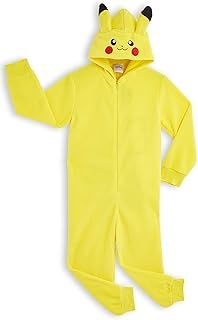 Pokemon Pikachu Onesies for Boys and Girls One Piece Kids Sleepsuit Jumpsuits Teenagers