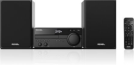 RCD-750 Complete Hi-Fi Compact Stereo System - 100W Bookshelf Speaker System with CD Player, Wireless, DAB/DAB+ / FM, USB, AUX-IN, 3 Metre Speaker Cable, Remote Control, Crystal Clear Sound