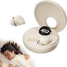 sunvito Sleep Headphones Sleep Earbuds, Comfortable Noise Blocking Earphones for Side Sleepers, Mini Wireless Bluetooth 5.3 Invisible Earbuds for Small Ears Sleeping, Exercise, Working, Hiking