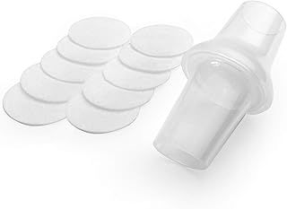 Bacterial & Viral Filters Kit for Mucus Relief Cleanser & Lung Expansion Exerciser by Tilcare - Cough Assist Filter - Cleanses the air to Aid with Therapy and keeps your device clean -10 filters added