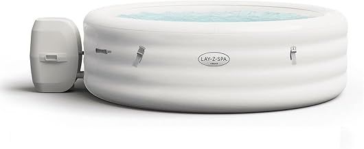Lay-Z-Spa 60011 Vegas Hot Tub with 140 AirJet Massage System Inflatable Spa with Freeze Shield Technology, 4-6 Person