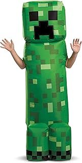 Disguise Official Creeper Minecraft Costume Kids, Inflatable Costumes For Kids Fancy Dress Up One Size